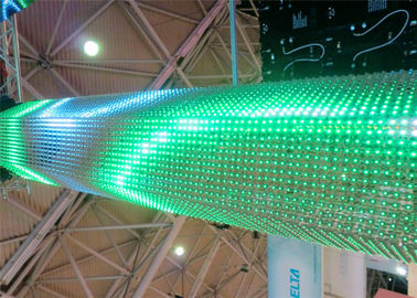 Trung Quốc Màn hình LED Linh hoạt Curve P6 Màn hình LED LED Curtain Wall Để trang trí Độ sáng cao nhà cung cấp